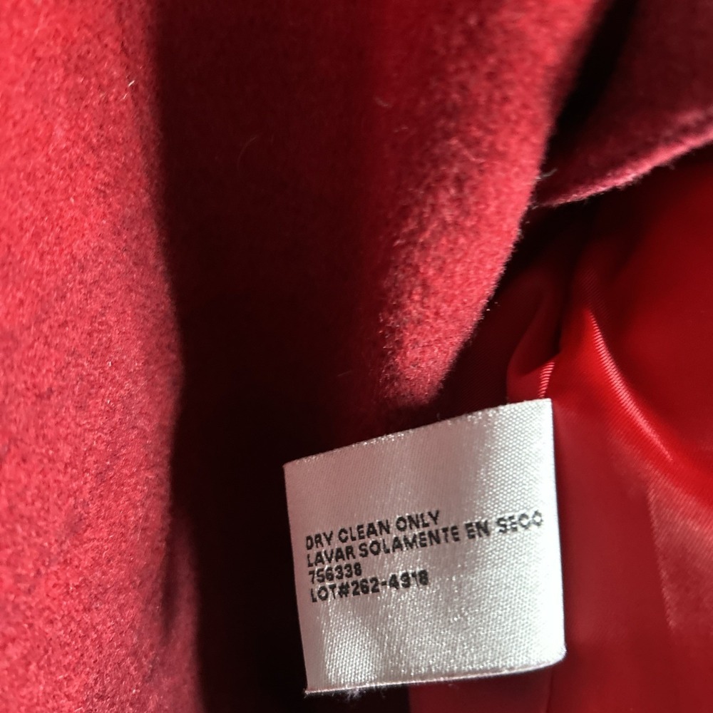 Worthington Wool Dress Coat Ladies Women S Red Ombre NWT Retail $250.00 c2655 - Picture 8 of 9